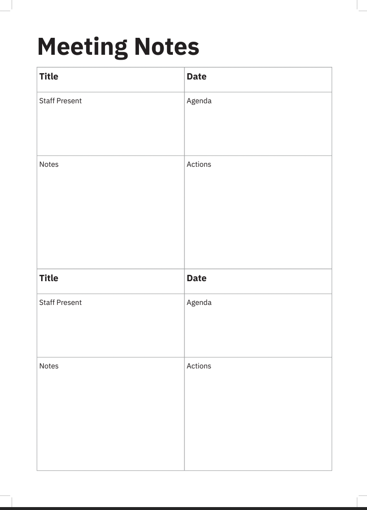 School Leader Undated Planner PDF