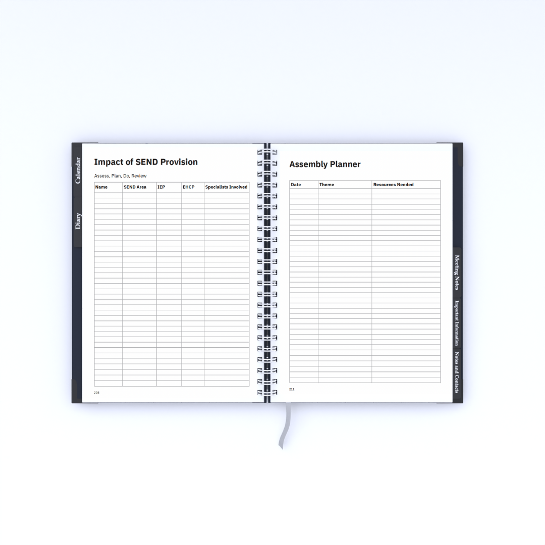 SENDCO Planner 2026/27 - Contemporary Design