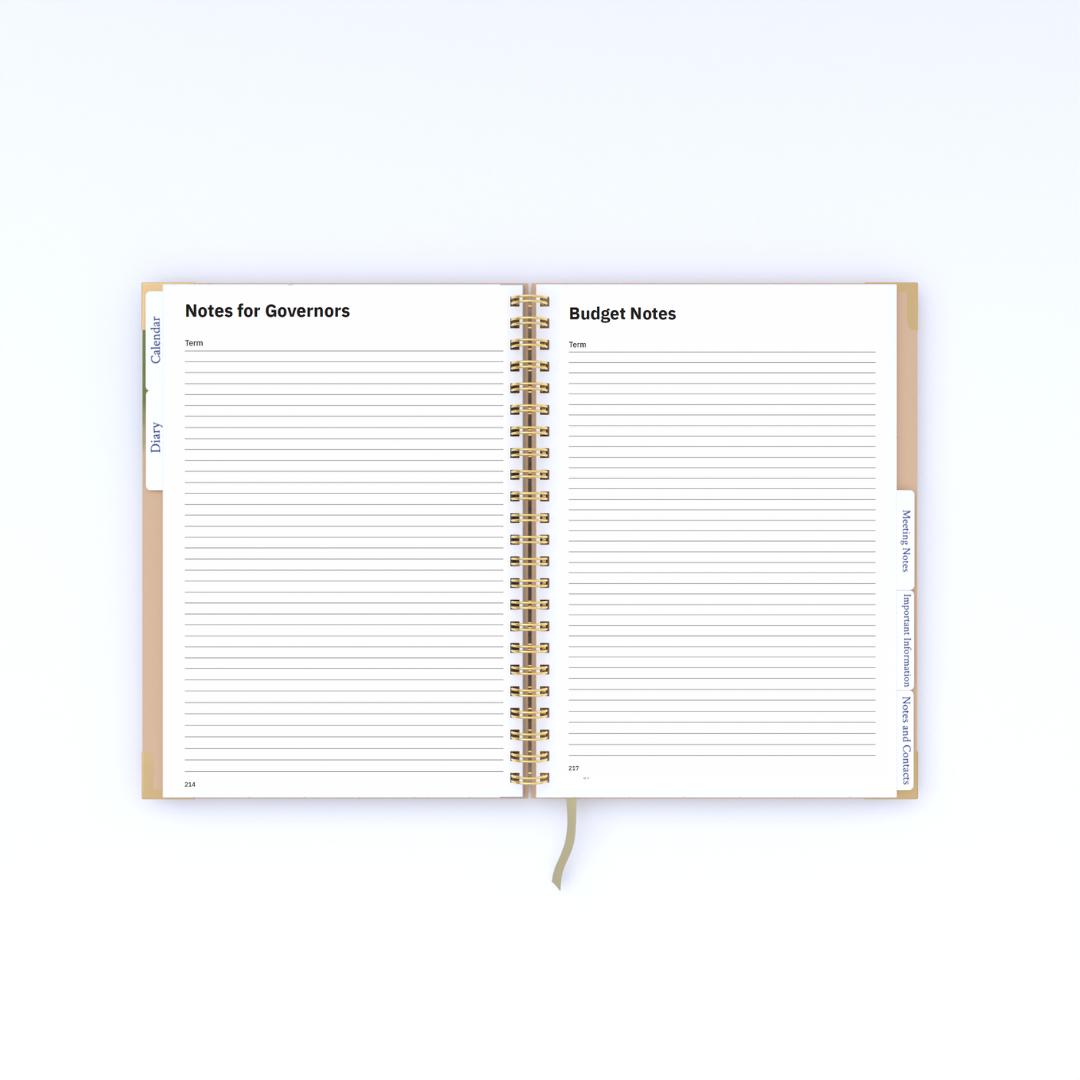 School Leader Planner 2026/27 - Meadow Design