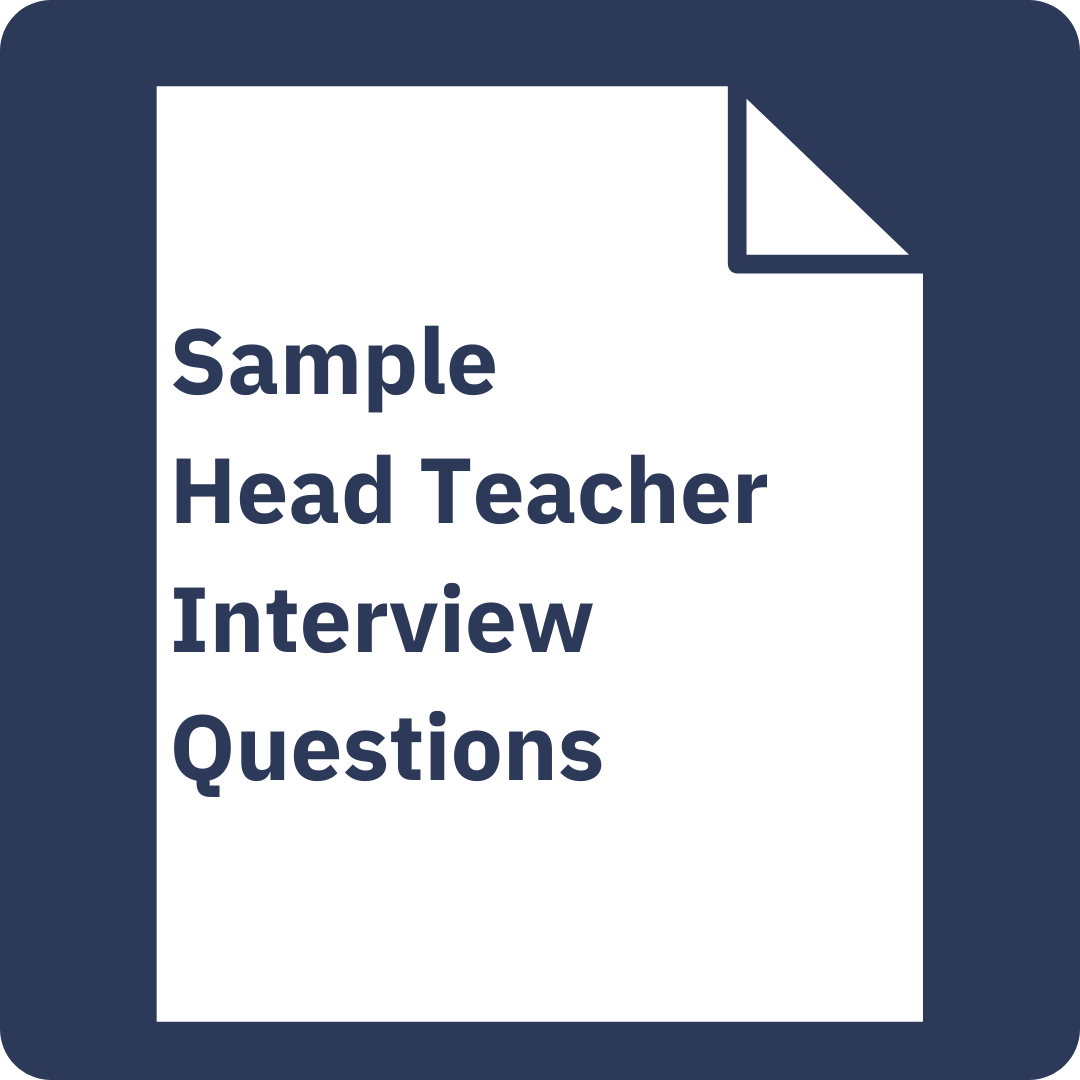 Sample Headteacher Interview Questions
