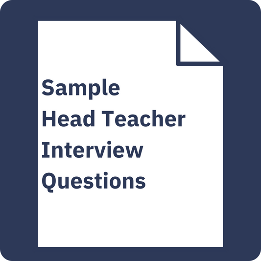 Sample Headteacher Interview Questions
