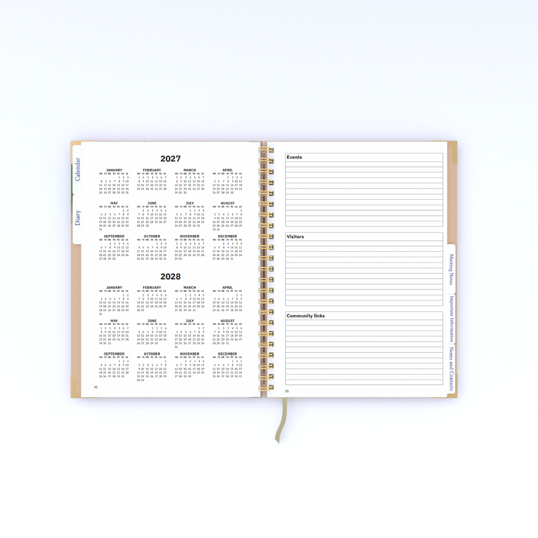 School Business Manager Planner 2026/27 - Meadow Design