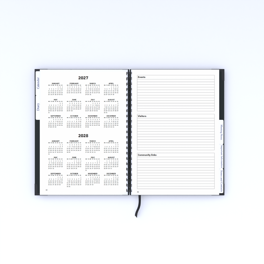 Headteacher Planner ®  2026/27 - Cottage Design