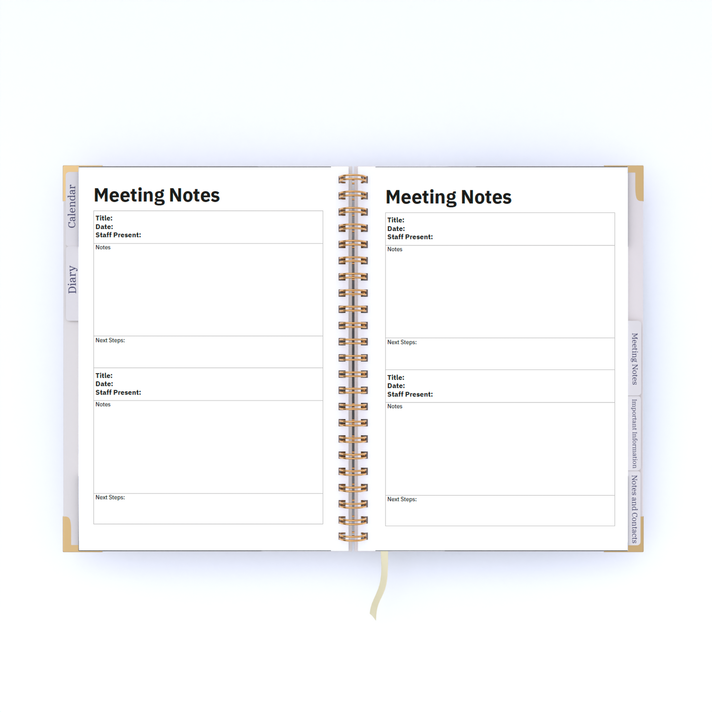 School Business Manager Hazy Days Planner 2024 - 2025