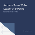 Autumn Term 2026 Leadership Packs cover