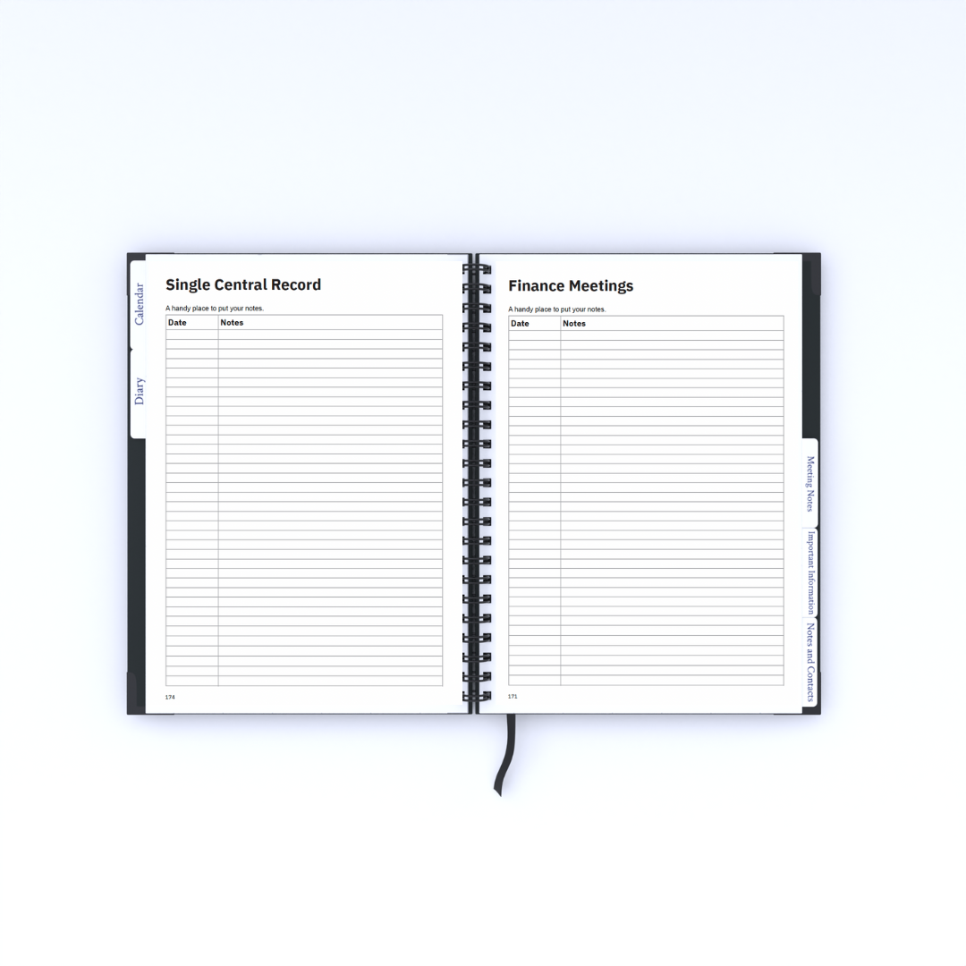 School Business Manager Planner 2026/27 - Cottage Design