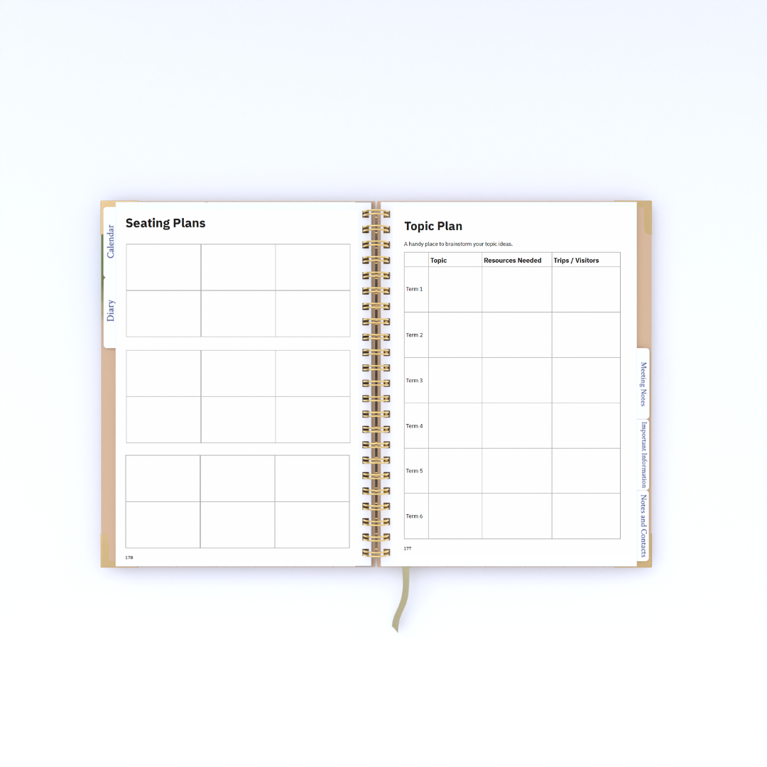 Teacher Planner 2026/27 - Meadow Design