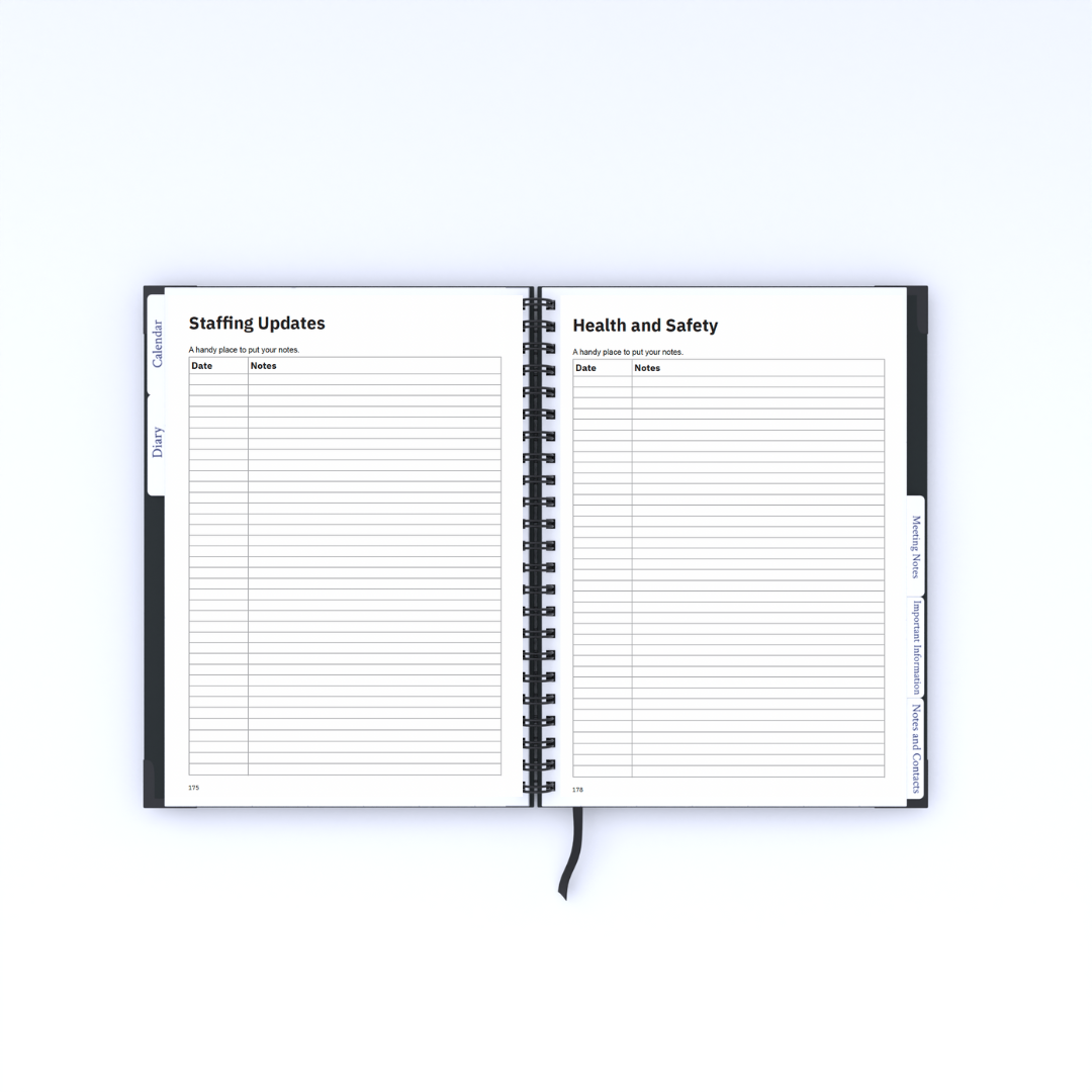 School Business Manager Planner 2026/27 - Cottage Design