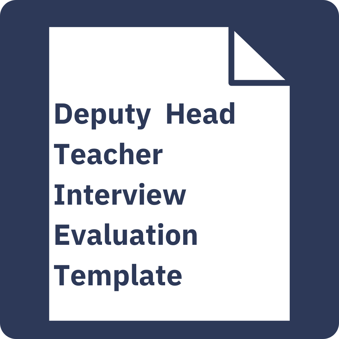 Deputy Headteacher Interview Template