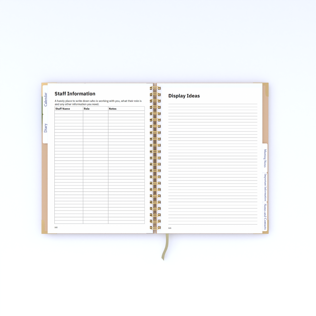 Teacher Planner 2026/27 - Meadow Design
