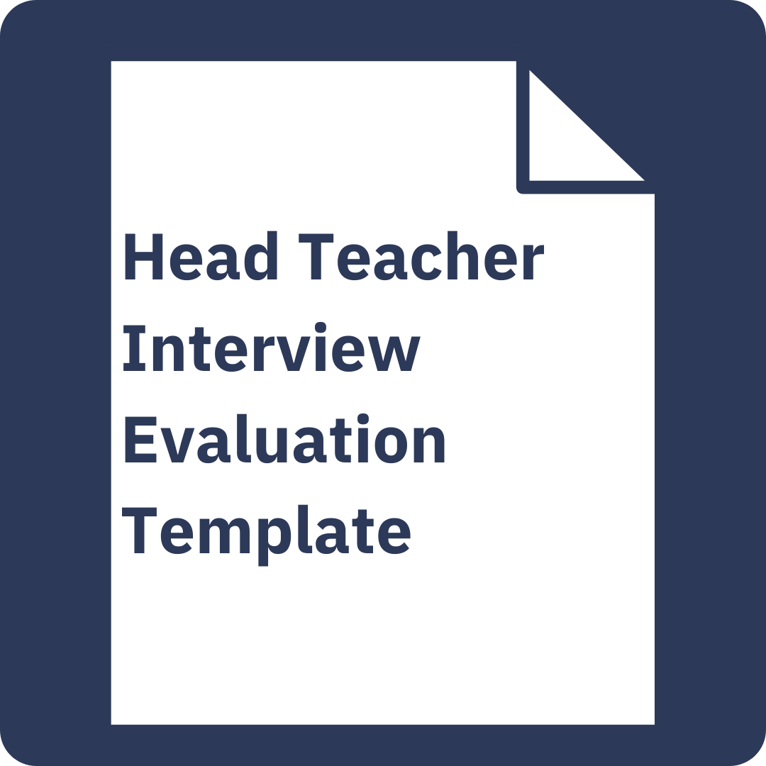 Headteacher Interview Template