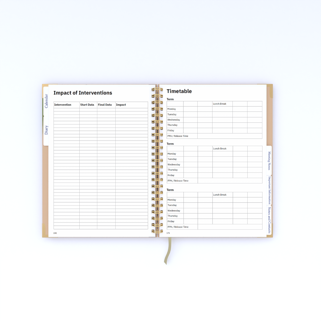 SENDCO Planner 2026/27 - Meadow Design