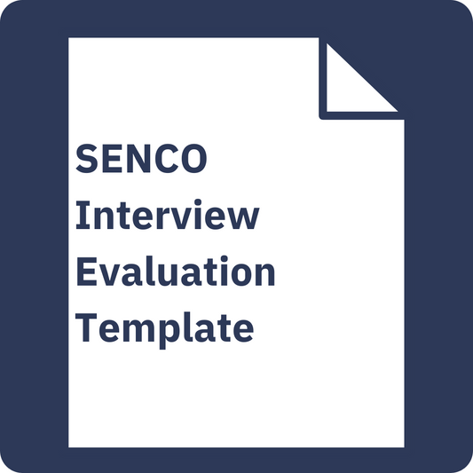 SENCO Interview Evaluation Template