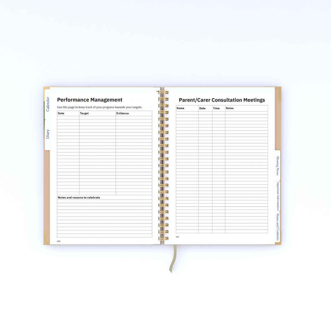 Assistant Headteacher Planner® 2026/27 - Meadow Design