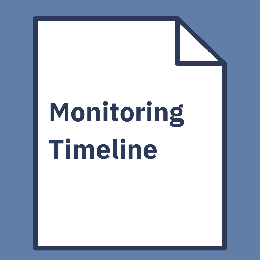 Monitoring Timeline