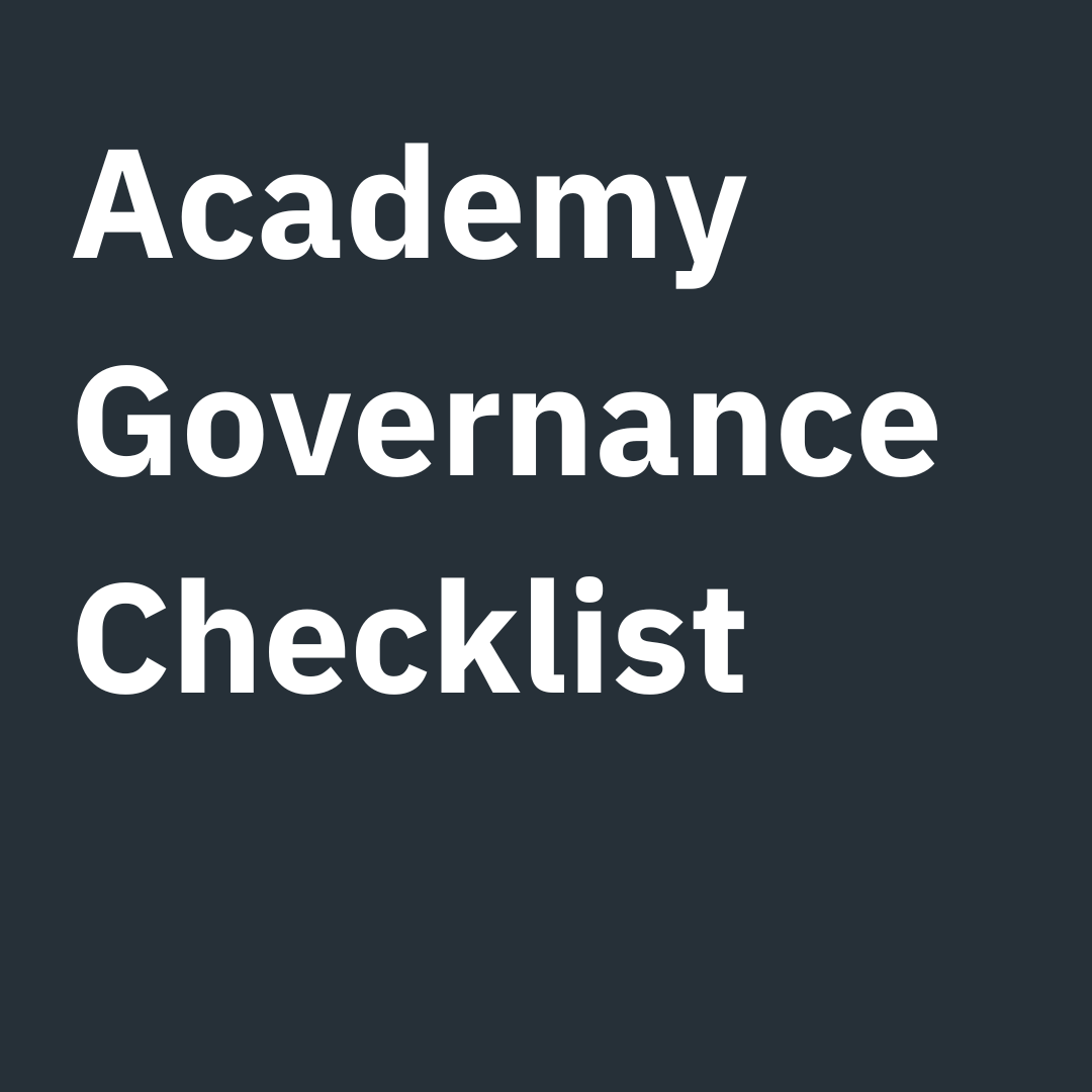 Academy School Governance Checklist (Template created 31/10/2024 ...