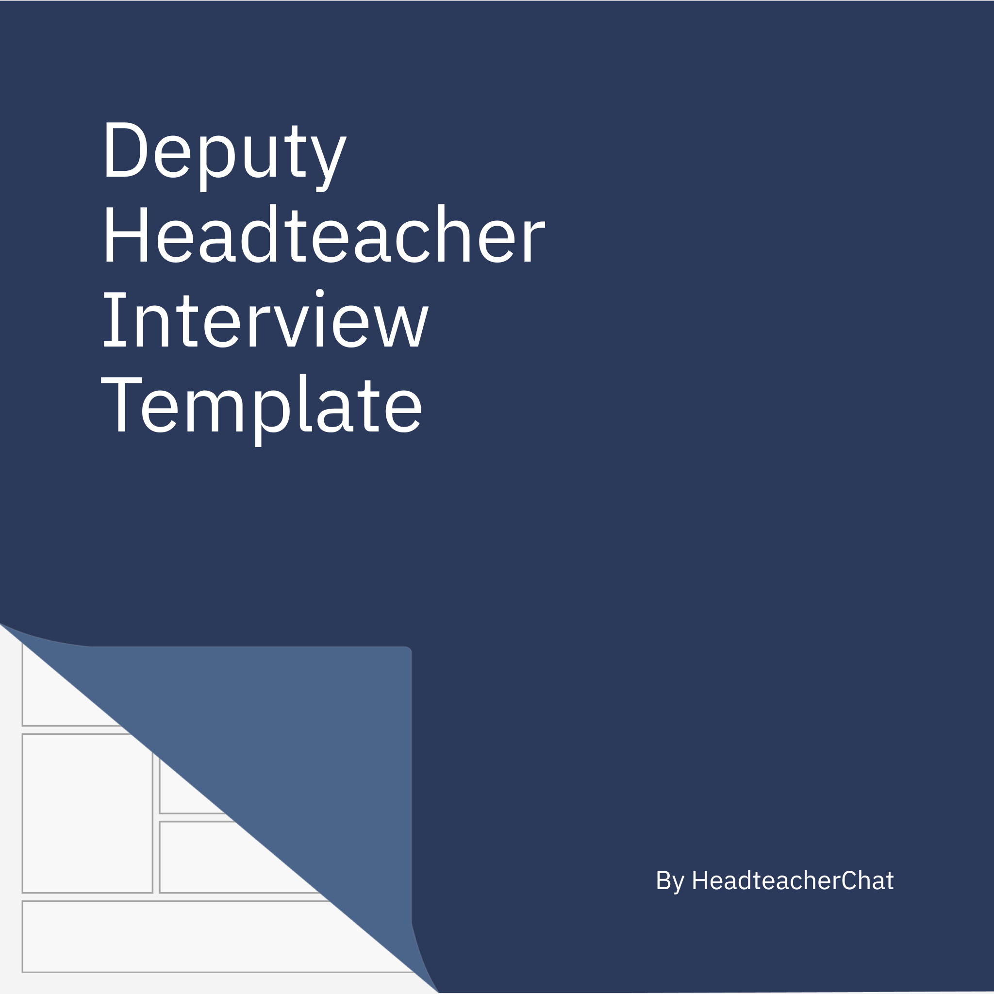 Deputy Headteacher Interview Template