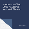 HeadteacherChat 2025 Academic Year Wall Planner