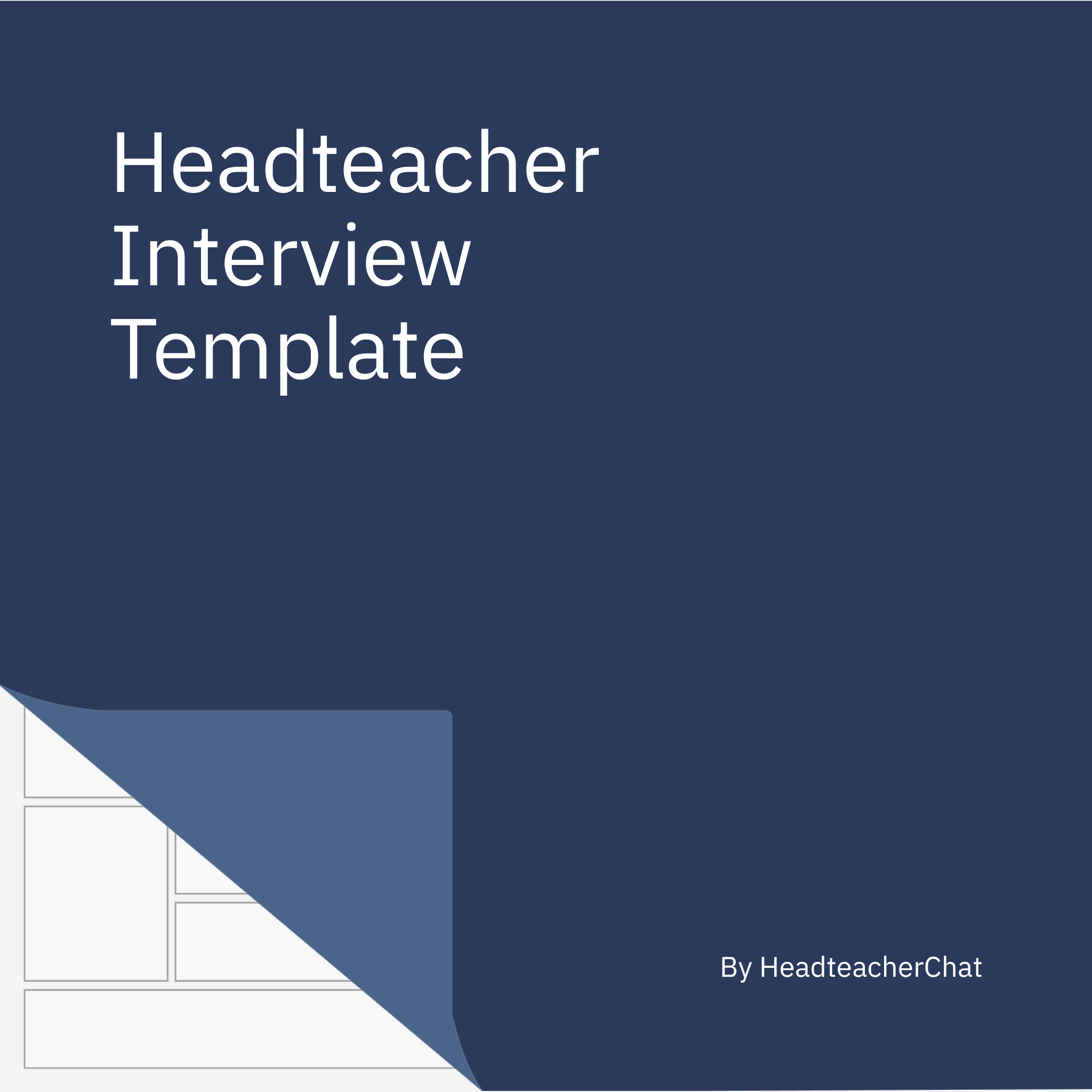 Headteacher Interview Template