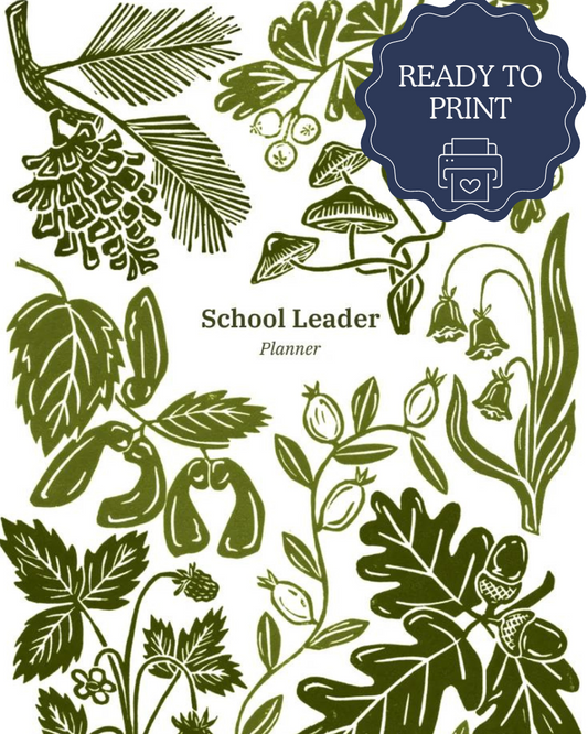 School Leader Undated Planner PDF