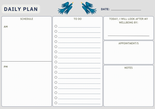FREE Daily Plan Template
