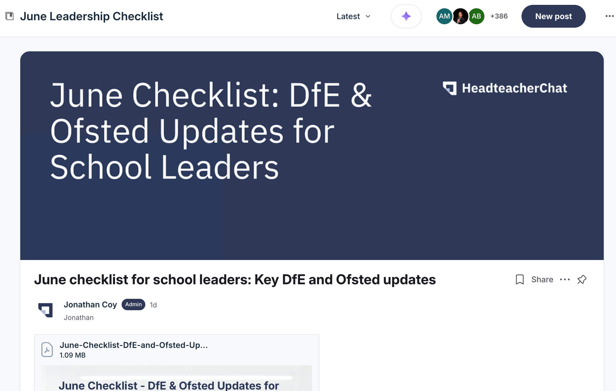 June Leadership Resource Pack