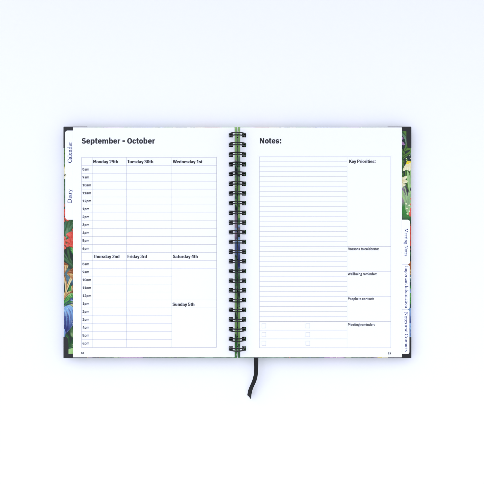 Teacher Forest Planner 2025 - 2026