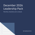 December 2026 Leadership Pack cover