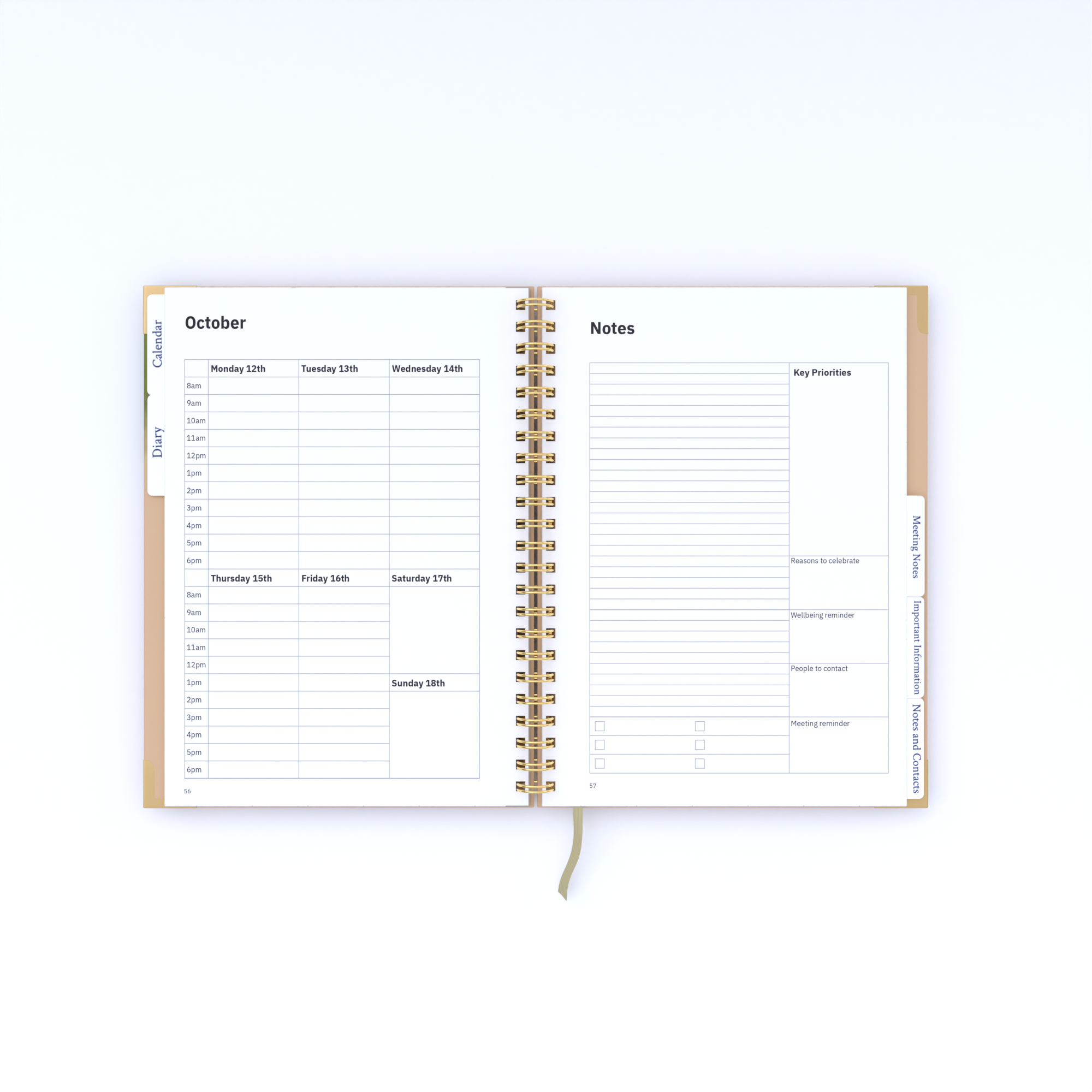 School Business Manager Planner 2026/27 - Meadow Design