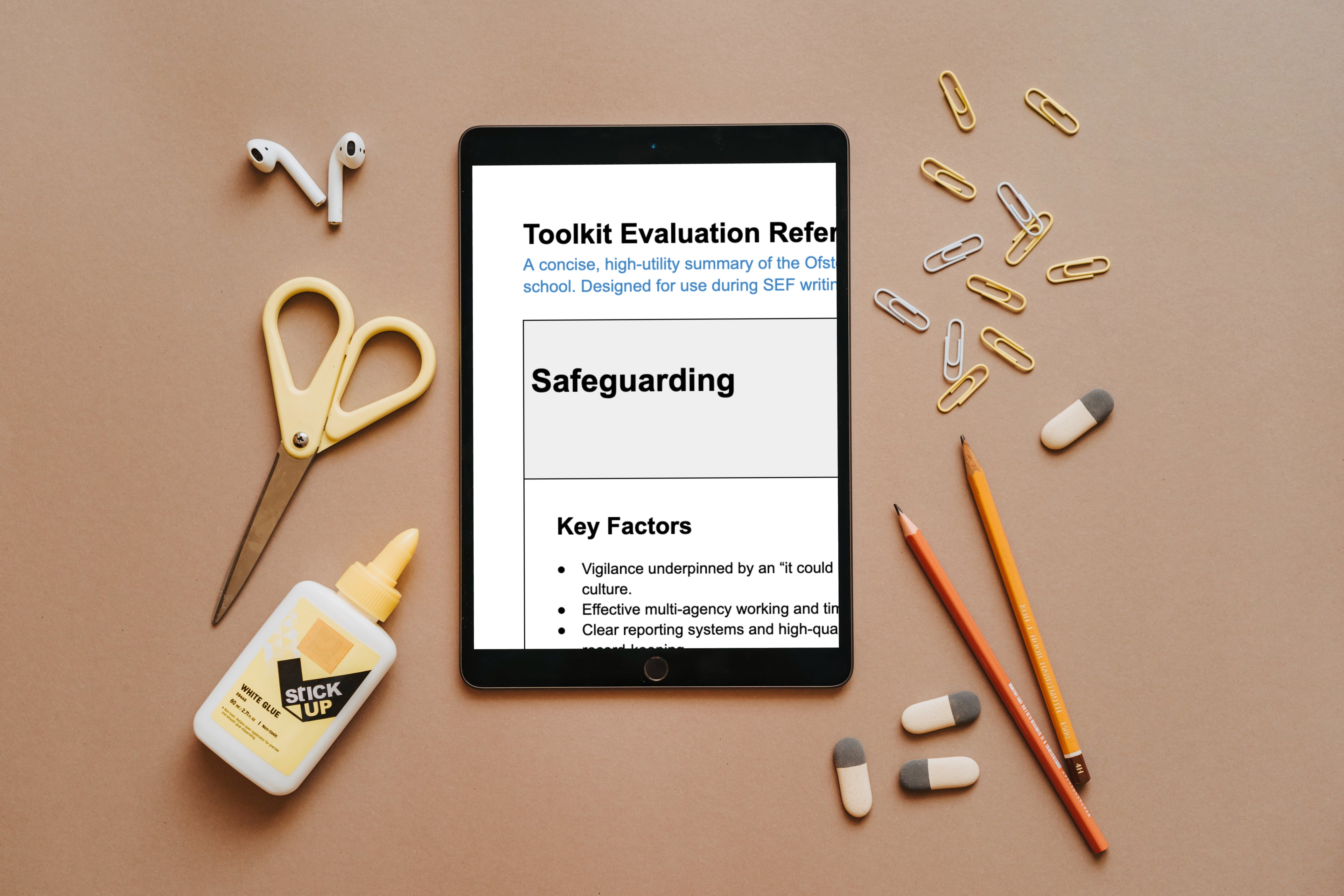 School self evaluation toolkit for leaders SEF reference guide