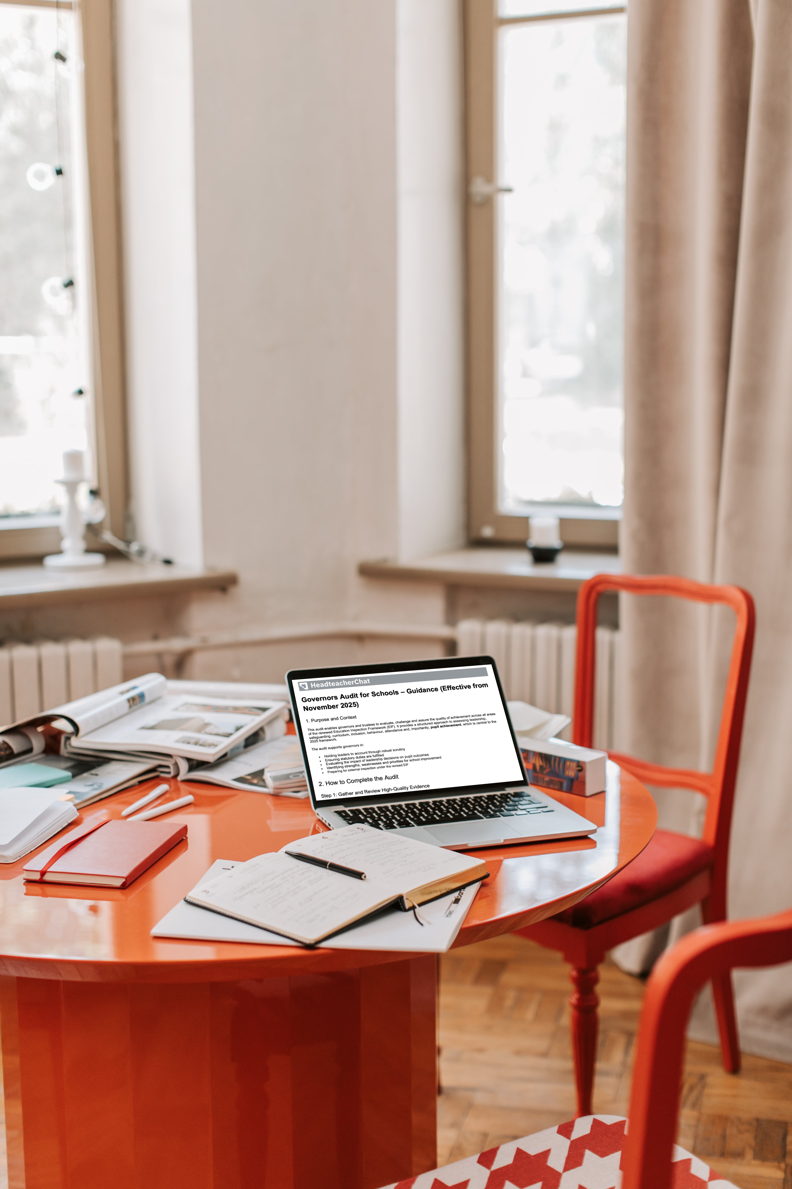 School governance checklist template updated November 2025