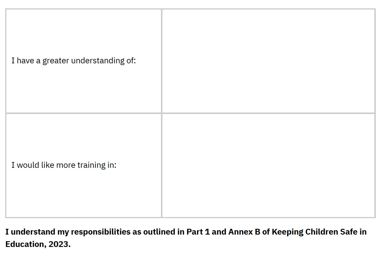 Safeguarding Training Quiz 2023 PDF Template - School Leaders Shop